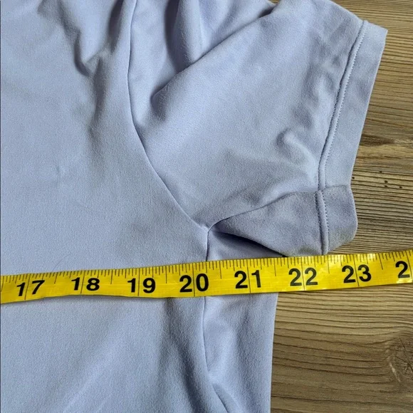 Barbell Apparel Mens L Performance Stretch Polo Shirt Short Sleeves Lavender - Picture 5 of 9